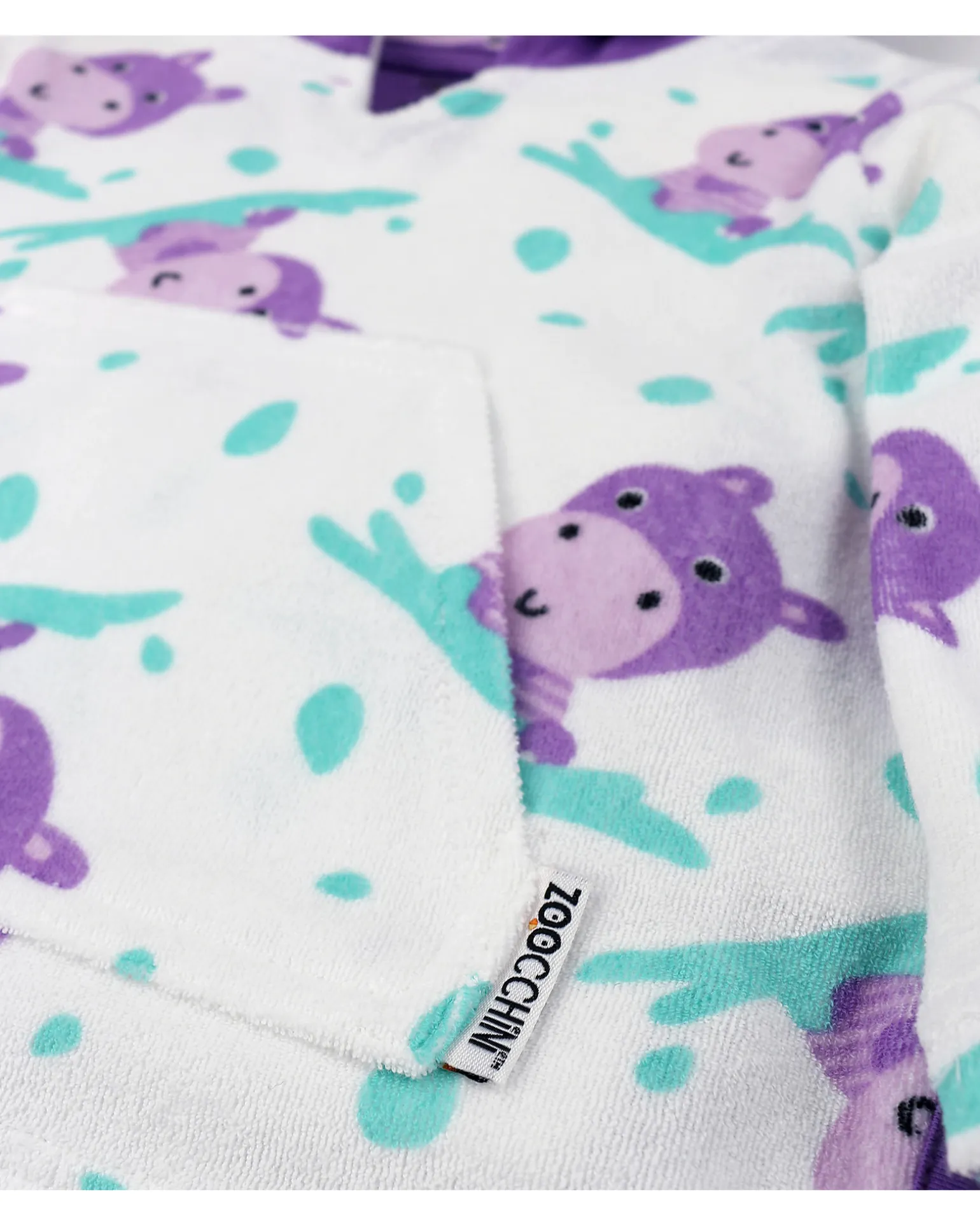 Accappatoio Baby Cover Up UPF 50+ Ippopotamo