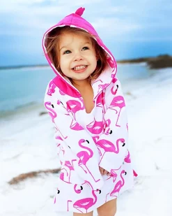 Accappatoio Baby Cover Up UPF 50+, Franny il Fenicottero
