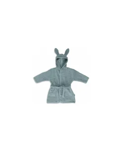Accappatoio in Spugna con Orecchie - Sea Green - 3-4 anni