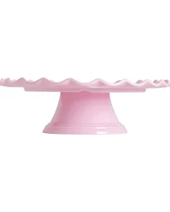 Alzatina per Dolci con Bordo a Ondina - Rosa