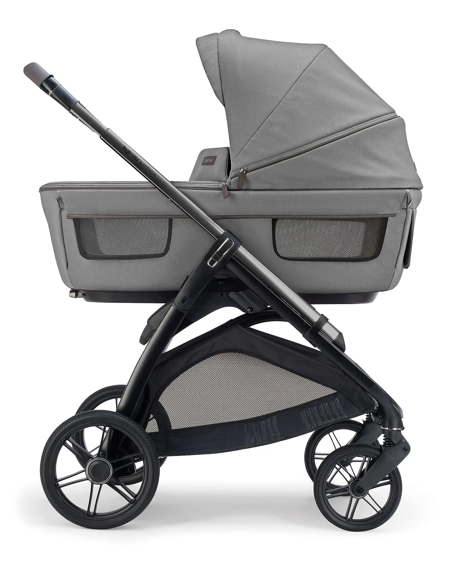 Aptica System Duo - Crystal Grey - Seduta All Season + Culla Open Up