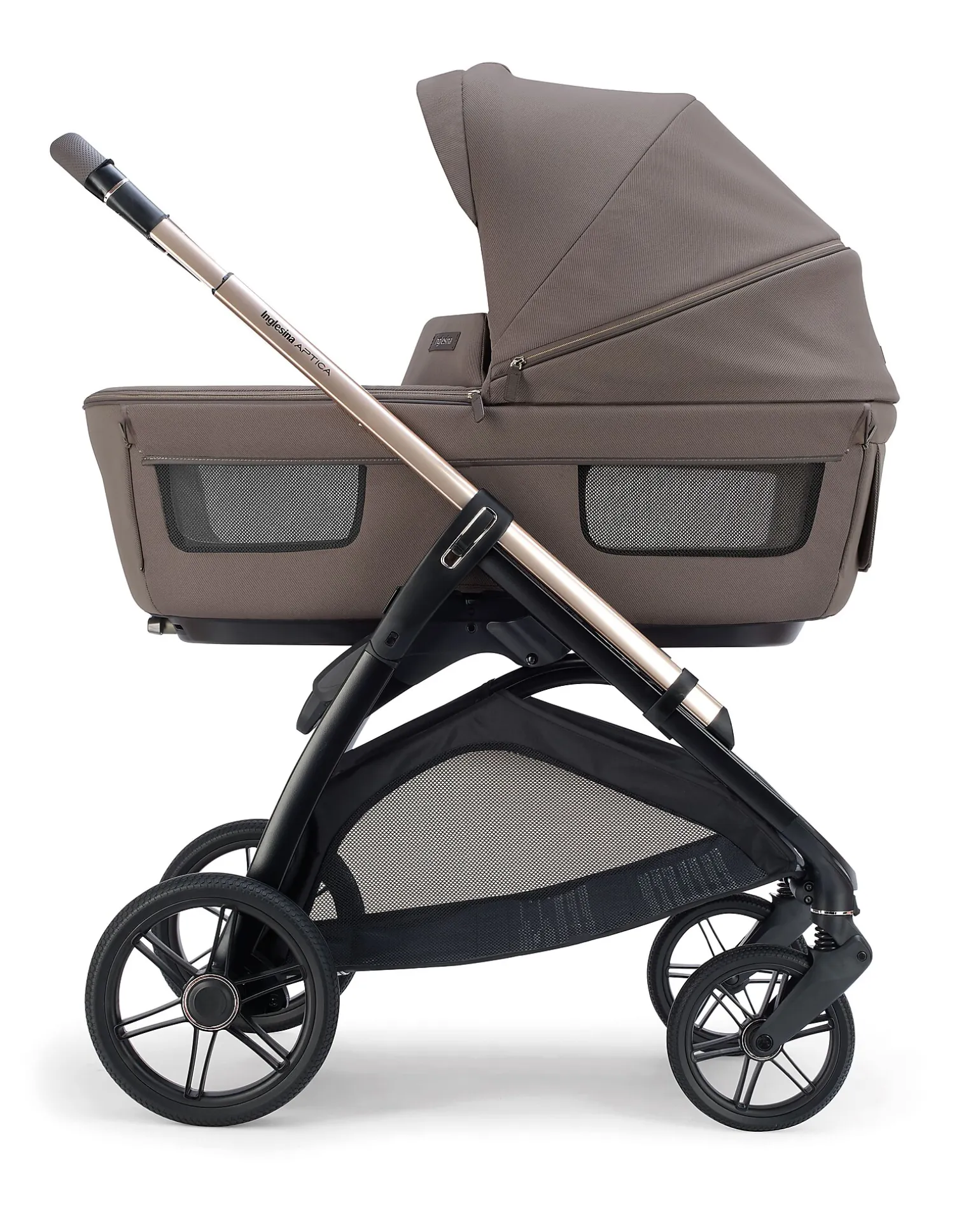 Aptica System Duo - Essence Mokka - Seduta All Season + Culla Open Up