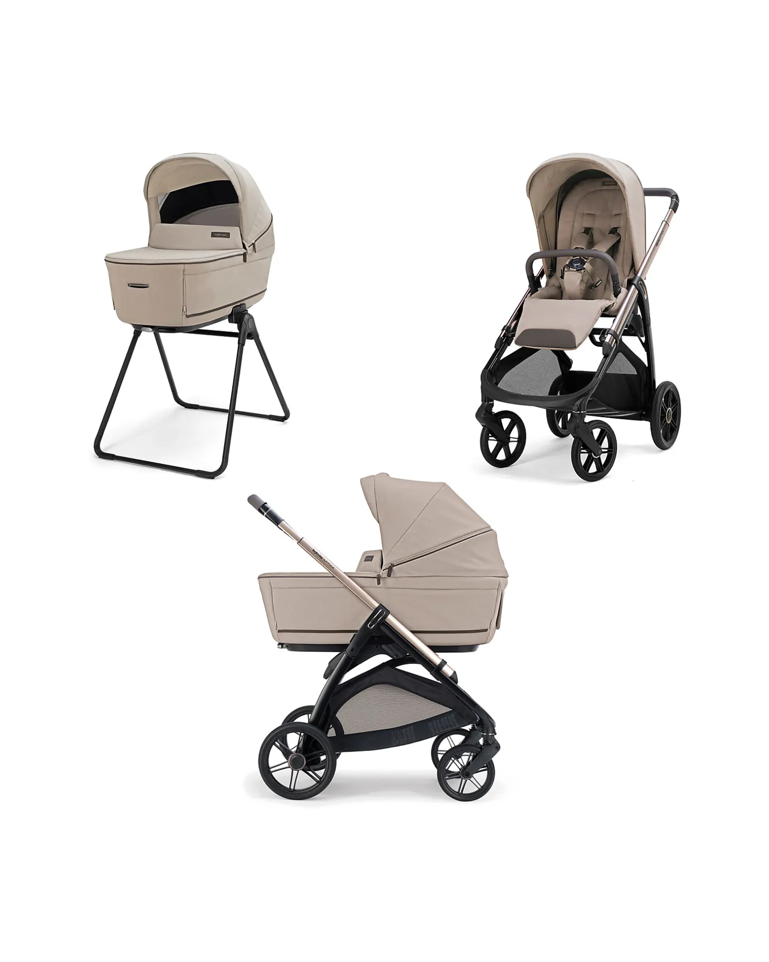 Aptica System Duo Vicuna Beige + Telaio Palladio