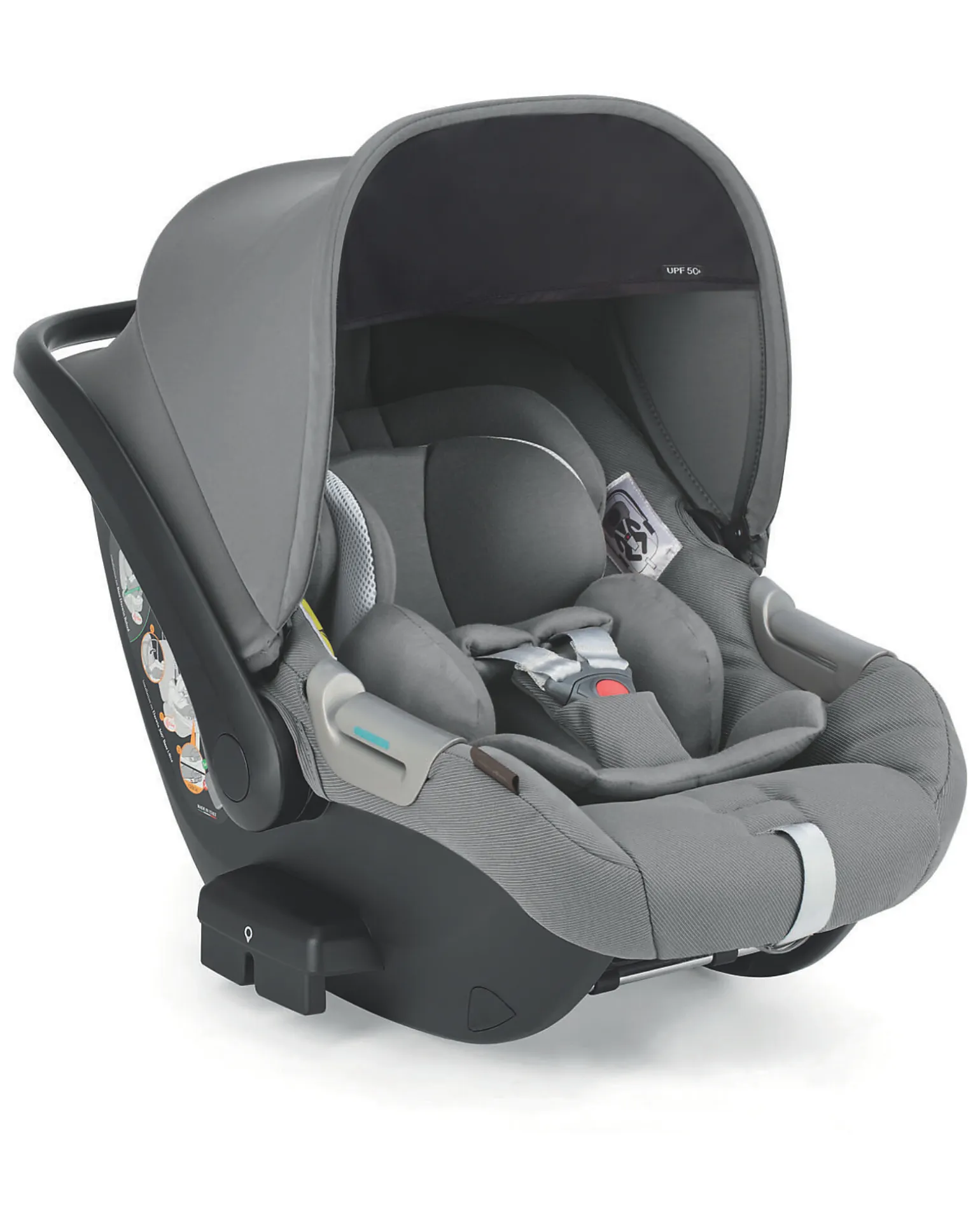 Aptica System Quattro - Crystal Grey- Seduta All Season + Culla Open Up + Standup + Seggiolino Auto Darwin