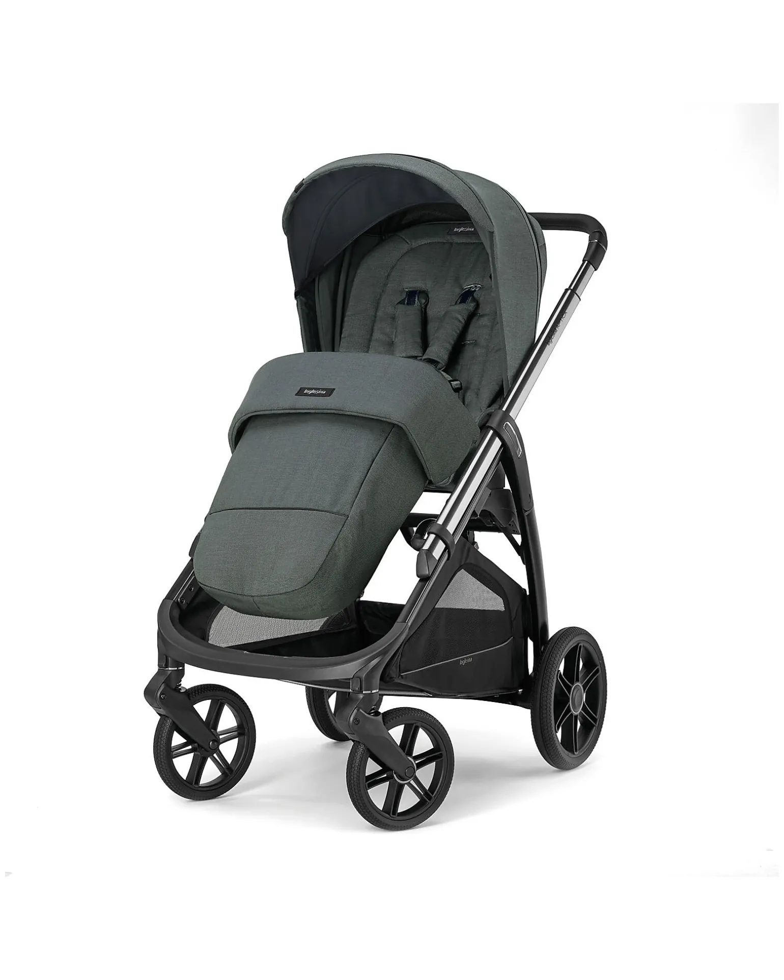 Aptica System Quattro - Emerald Green - Seduta All Season + Culla Open Up + Standup + Seggiolino Auto Darwin Recline