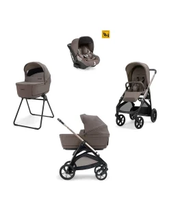 Aptica System Quattro - Essence Mokka - Seduta All Season + Culla Open Up + Standup + Seggiolino Auto Darwin + Telaio Palladio
