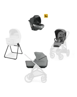 Aptica XT System Quattro - Canyon Grey - Seduta All Season + Culla Open Up + Standup + Seggiolino Auto Darwin