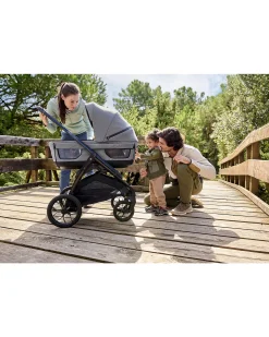 Aptica XT System Quattro - Canyon Grey - Seduta All Season + Culla Open Up + Standup + Seggiolino Auto Darwin Recline