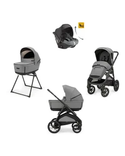Aptica XT System Quattro - Canyon Grey - Seduta All Season + Culla Open Up + Standup + Seggiolino Auto Darwin Recline