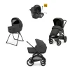 Aptica XT System Quattro - Magnet Grey - Seduta All Season + Culla Open Up + Standup + Seggiolino Auto Darwin Recline