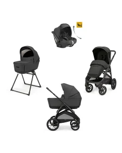 Aptica XT System Quattro - Magnet Grey - Seduta All Season + Culla Open Up + Standup + Seggiolino Auto Darwin Recline