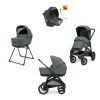 Aptica XT System Quattro - Taiga Green - Seduta All Season + Culla Open Up + Standup + Seggiolino Auto Darwin Recline