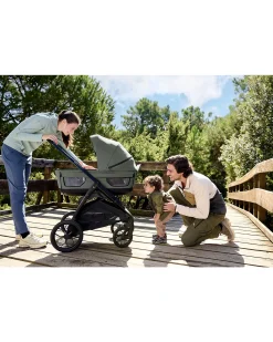 Aptica XT System Quattro - Taiga Green - Seduta All Season + Culla Open Up + Standup + Seggiolino Auto Darwin Recline