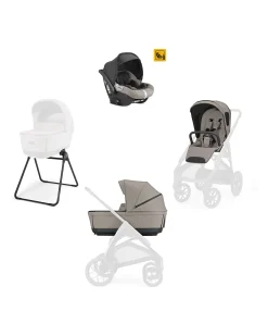 Aptica XT System Quattro - Tundra Beige - Seduta All Season + Culla Open Up + Standup + Seggiolino Auto Darwin