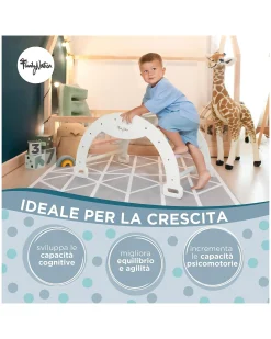 Arco Montessori Rainbow - Cotton Candy - Sviluppa Equilibrio e Agilità