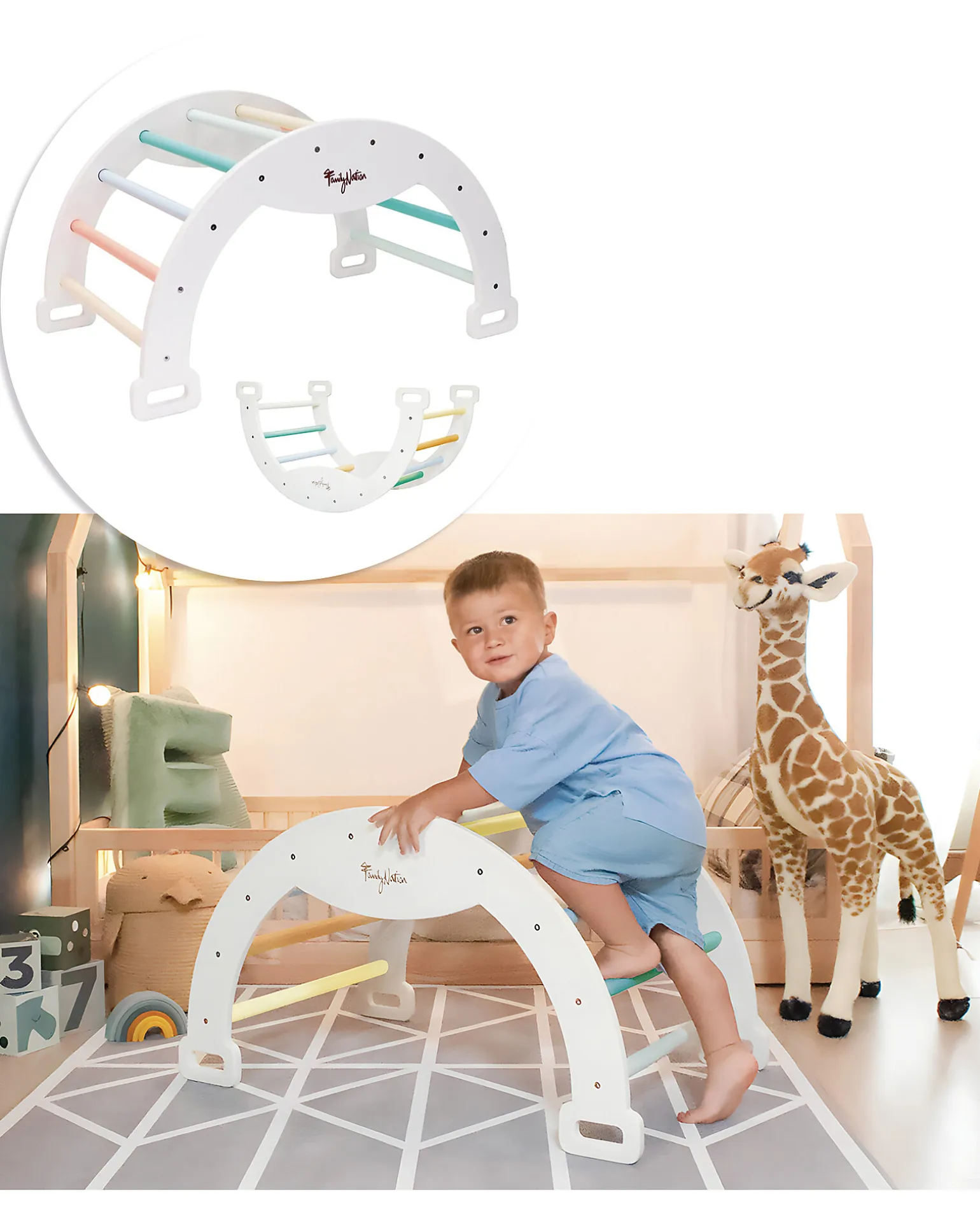 Arco Montessori Rainbow - Sunny Beach - Sviluppa Equilibrio e Agilità