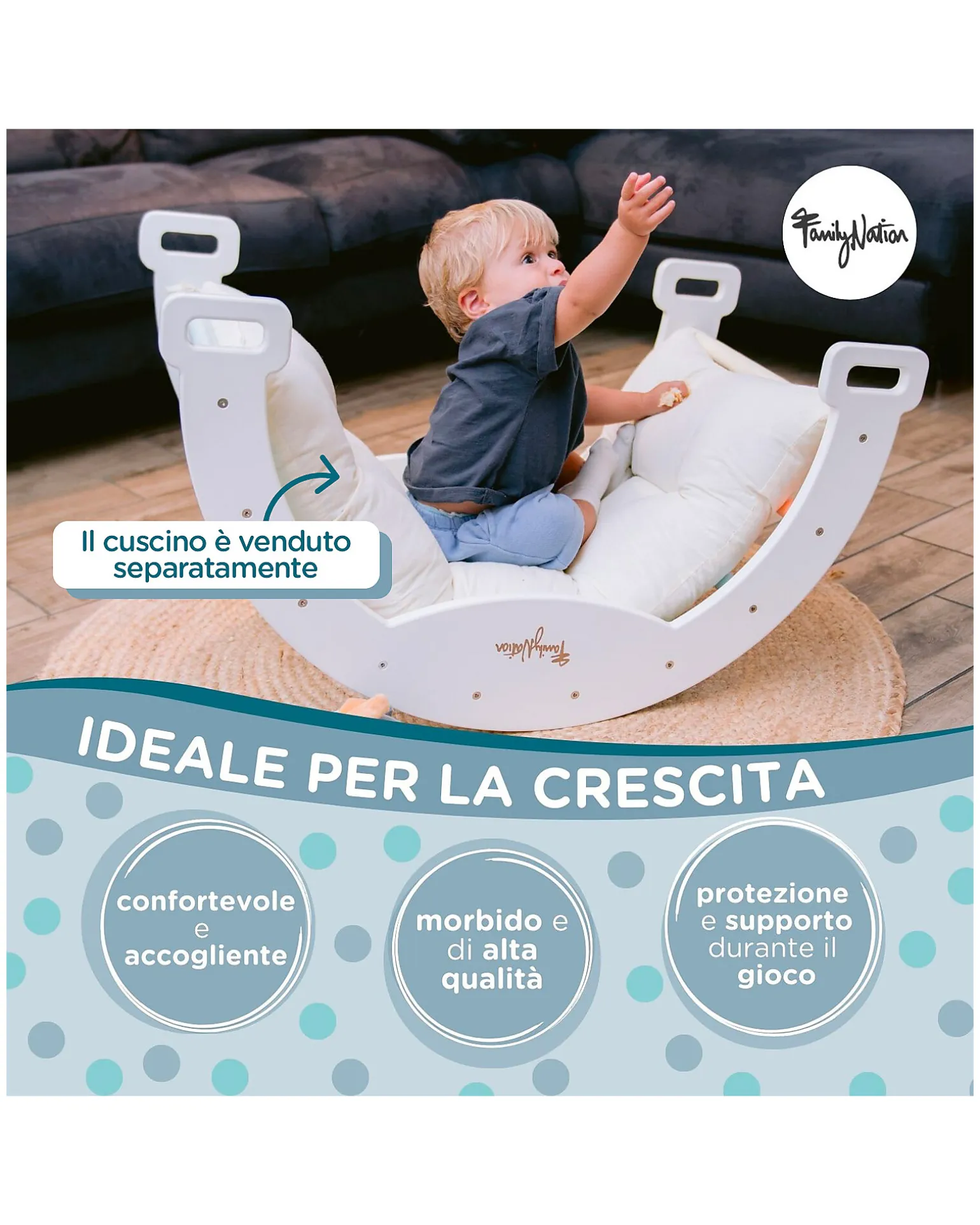 Arco Montessori Rainbow - Sunny Beach - Sviluppa Equilibrio e Agilità