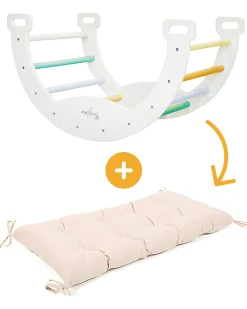 Arco Montessori Rainbow - Sunny Beach + Cuscino - Sviluppa Equilibrio e Agilità