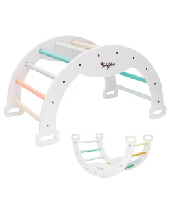 Arco Montessori Rainbow - Sunny Beach + Cuscino - Sviluppa Equilibrio e Agilità