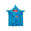 Asciugamano Baby con Cappuccio - Squalo - 100% cotone