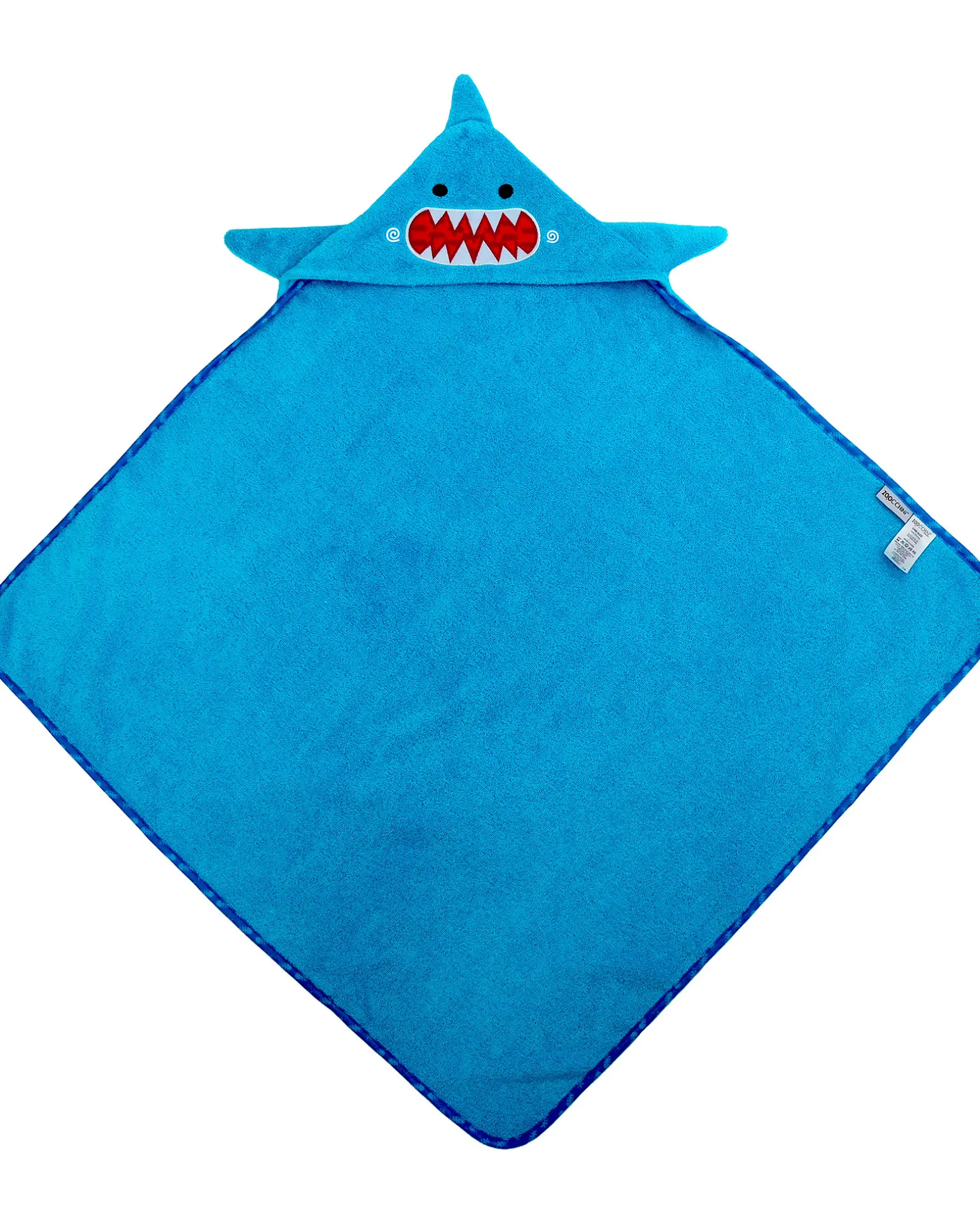 Asciugamano Baby con Cappuccio - Squalo - 100% cotone