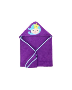 Asciugamano Baby con Cappuccio - Sirena - 100% cotone