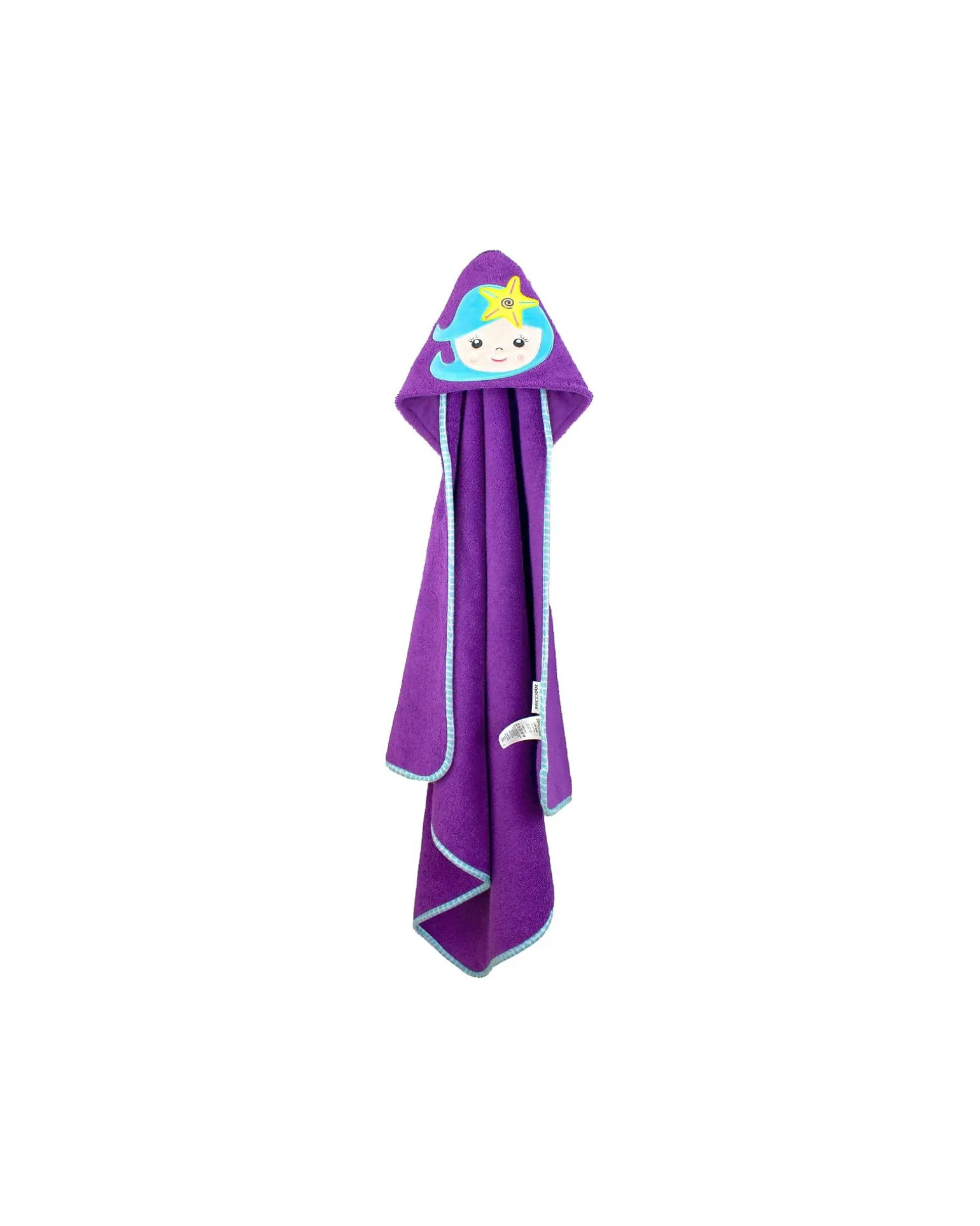 Asciugamano Baby con Cappuccio - Sirena - 100% cotone