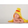 Asciugamano Baby con Cappuccio, Puddles l'Anatroccolo - 100% cotone