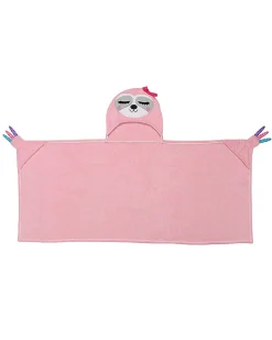 Asciugamano Bimbi con Cappuccio - Bradipo - 100% cotone