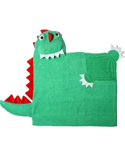 Asciugamano Bimbi con Cappuccio, Devin il Dinosauro - 100% cotone