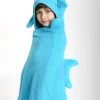 Asciugamano Bimbi con Cappuccio, Sherman lo Squalo - 100% cotone
