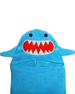 Asciugamano Bimbi con Cappuccio, Sherman lo Squalo - 100% cotone