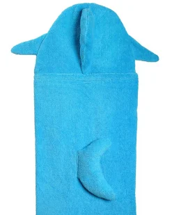 Asciugamano Bimbi con Cappuccio, Sherman lo Squalo - 100% cotone