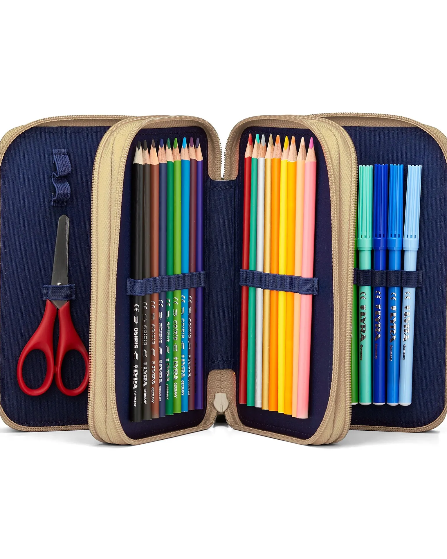 Astuccio Maxi Completo - 3 Zip e Tasca per Monete - FlowBear World