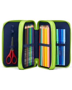 Astuccio Maxi Completo - 3 Zip e Tasca per Monete - Front RunBear