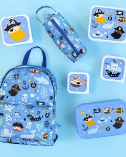 Astuccio per la Scuola con Chiusura a Zip - Pirati - 20x8x7 cm