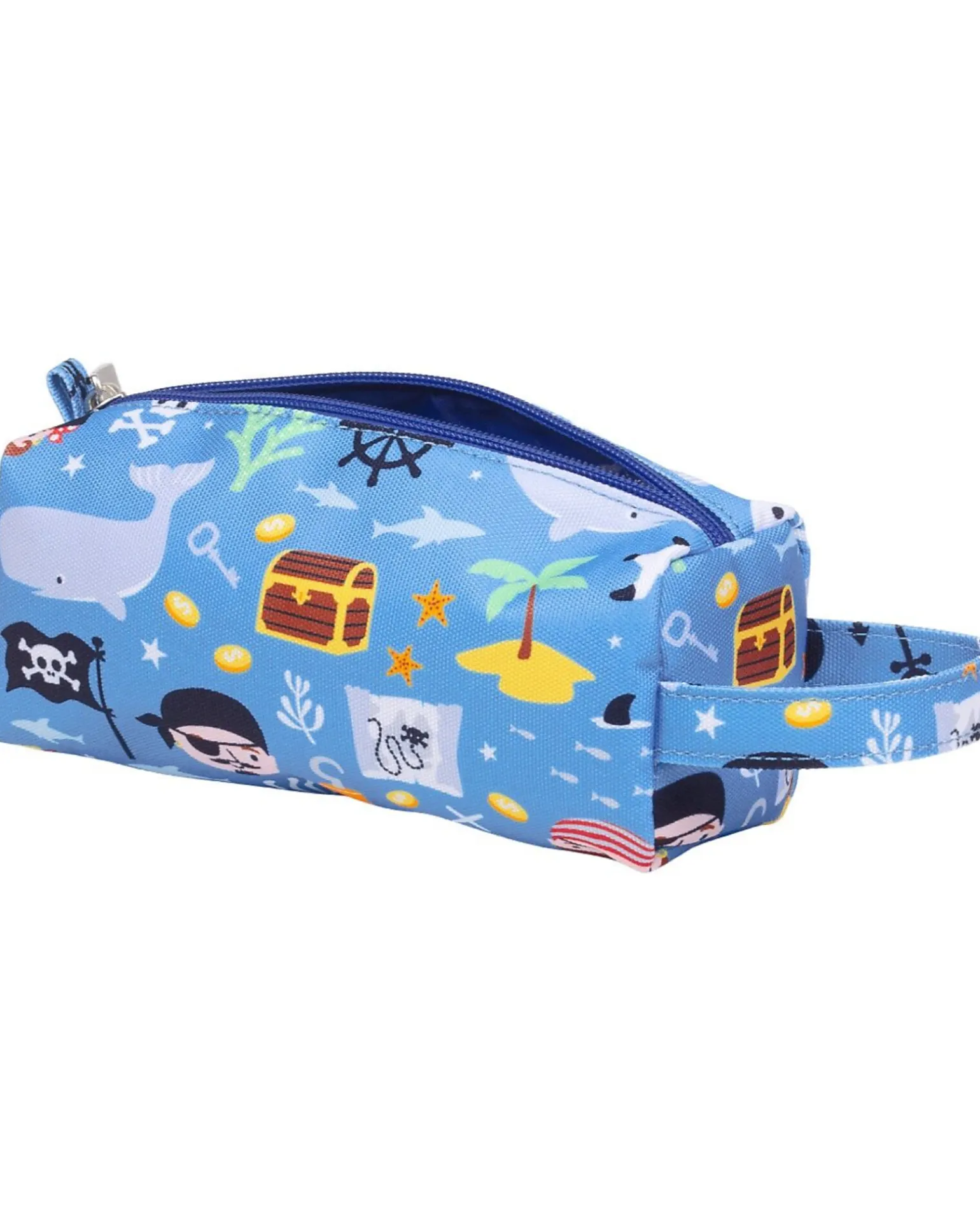 Astuccio per la Scuola con Chiusura a Zip - Pirati - 20x8x7 cm