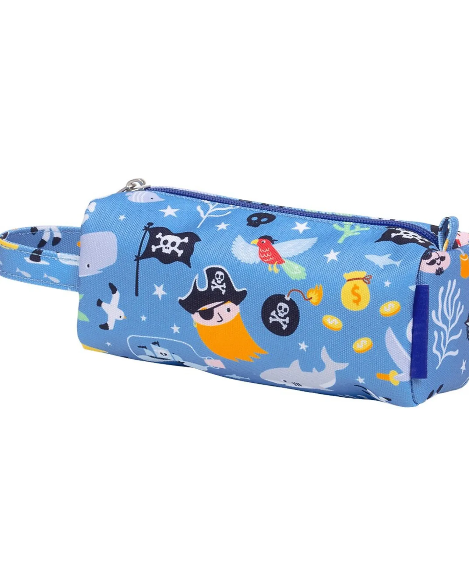 Astuccio per la Scuola con Chiusura a Zip - Pirati - 20x8x7 cm