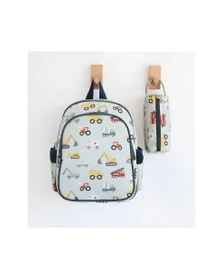 Astuccio per la Scuola con Chiusura a Zip - Veicoli - 20x8x7 cm