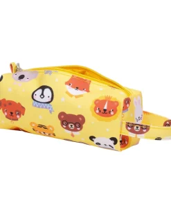 Astuccio per la Scuola con Chiusura a Zip - Amici animali - 20x8x7 cm