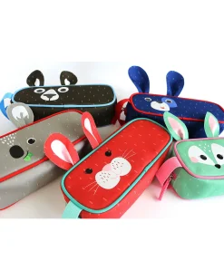 Astuccio stampato per la Scuola con Chiusura a Zip - Cerbiatto