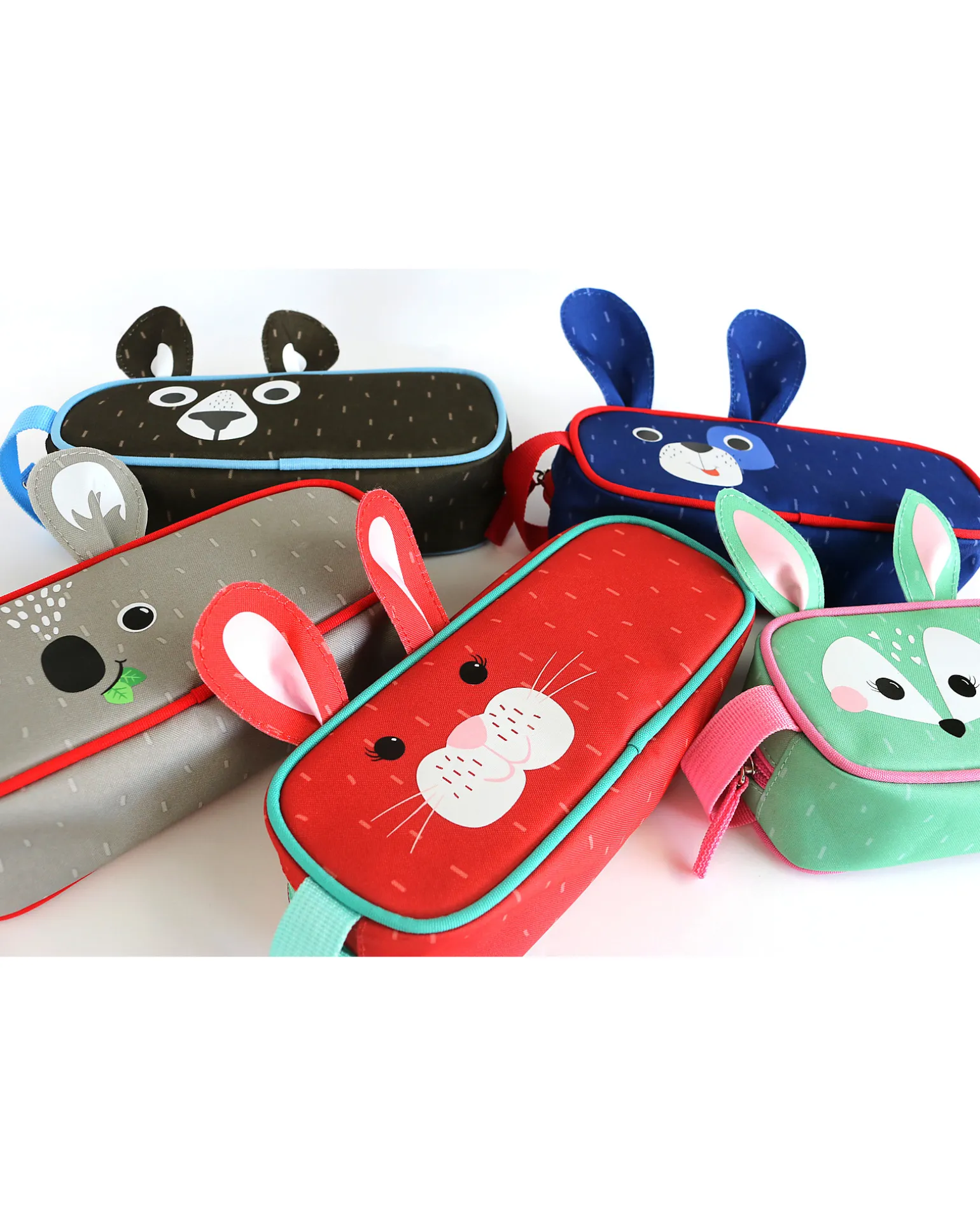 Astuccio stampato per la Scuola con Chiusura a Zip - Cerbiatto