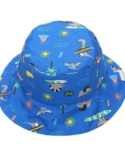 Baby Cappello Estivo Reversibile Anti-UV SPF 50+ Dinosauri