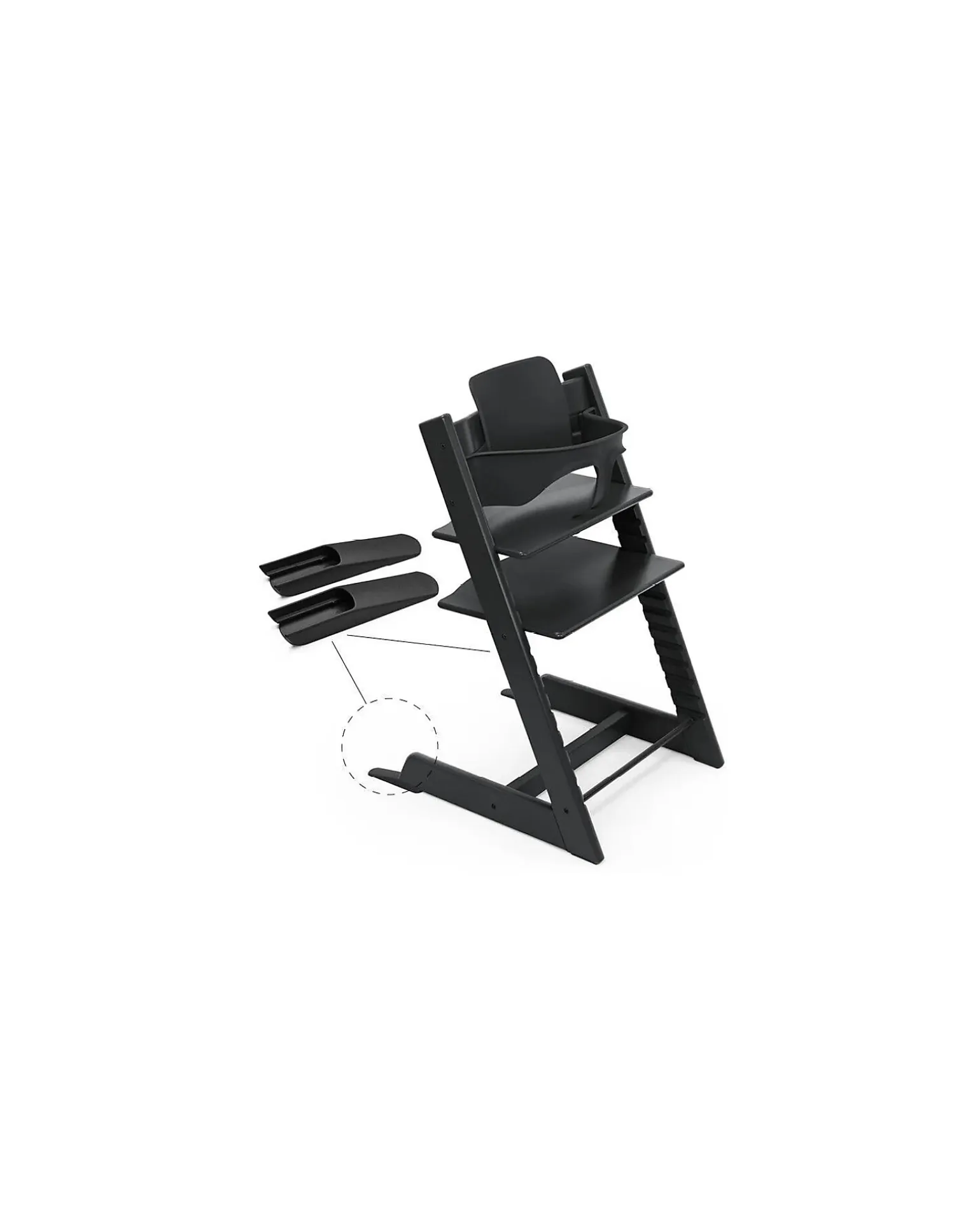 Baby Set per Sedia Evolutiva Tripp Trapp - Nero