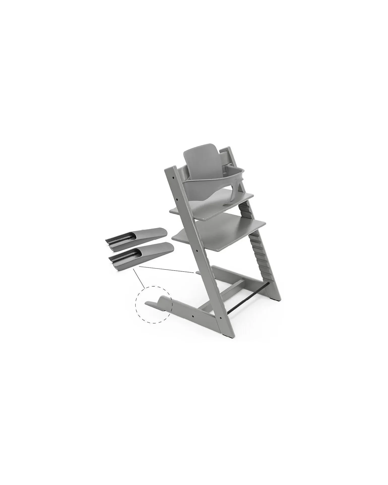 Baby Set 2 per Sedia Evolutiva Tripp Trapp - Storm Grey