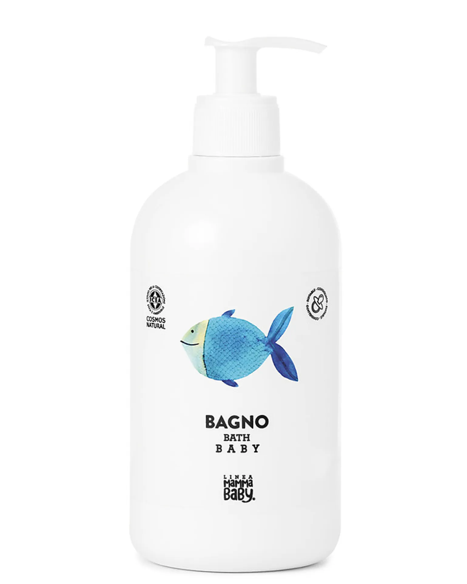 Bagno Baby “Pasqualino” - Pelli Sensibili - 500ml - Estratti bio di Olivo e Camomilla