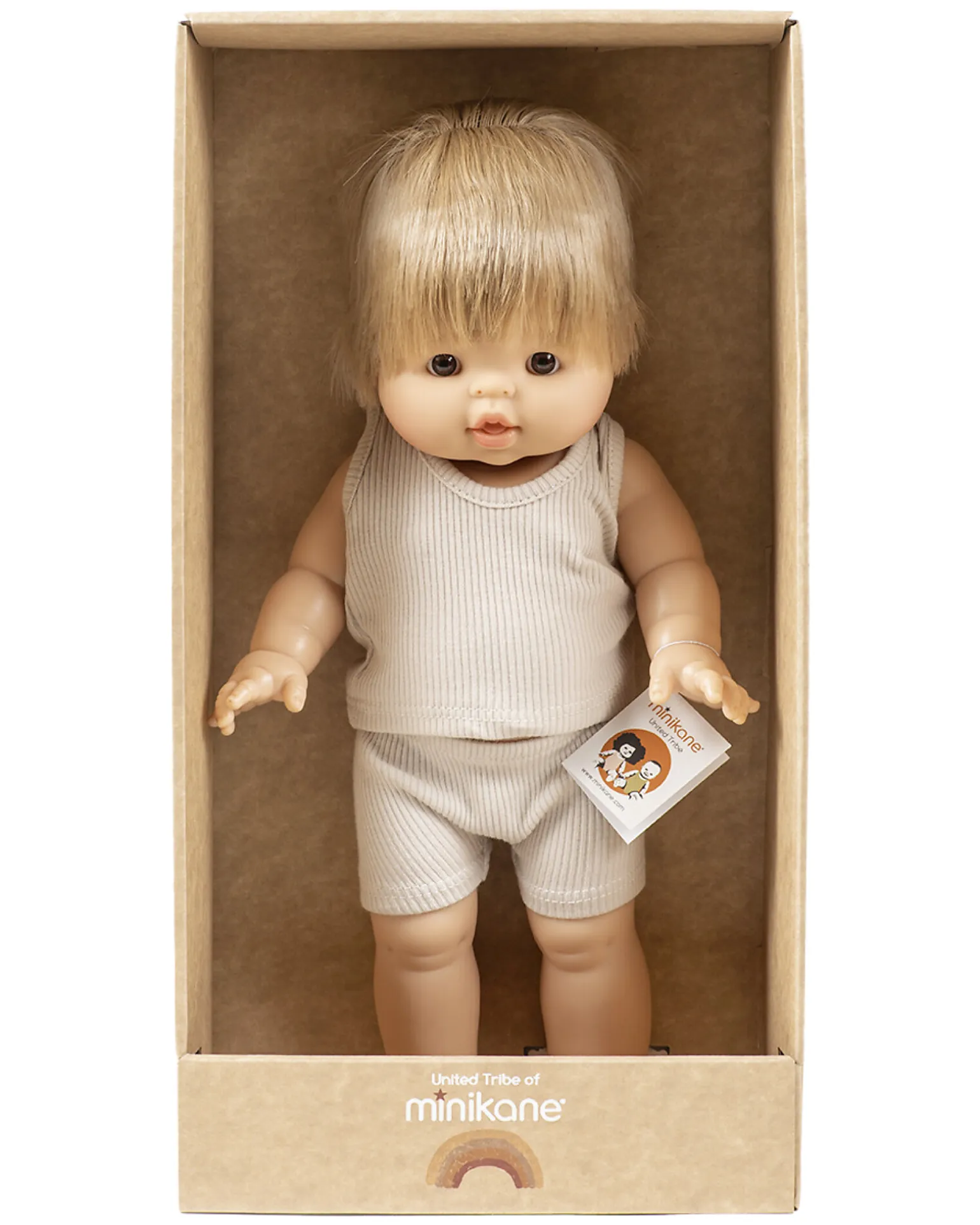 Bambola Archie 37cm - Maschio + Biancheria Intima Marcel - Profumata alla Vaniglia