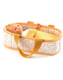 Bambola Mini Sasha e Culla - Pomea Collection - 20 cm