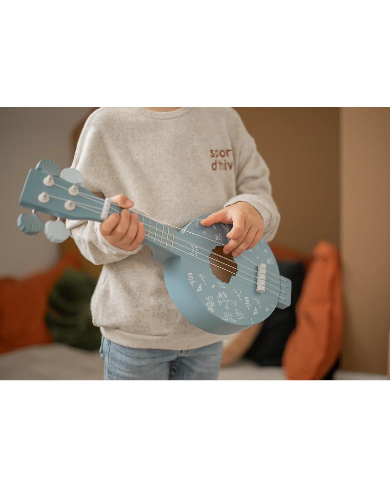 Banjo in Legno FSC - Blu - 12 + m