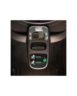 Base Seggiolino Auto Curv - Caviar - Ruota a 360 gradi